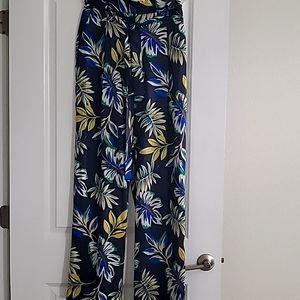 Zara Silk Wide Leg Pants